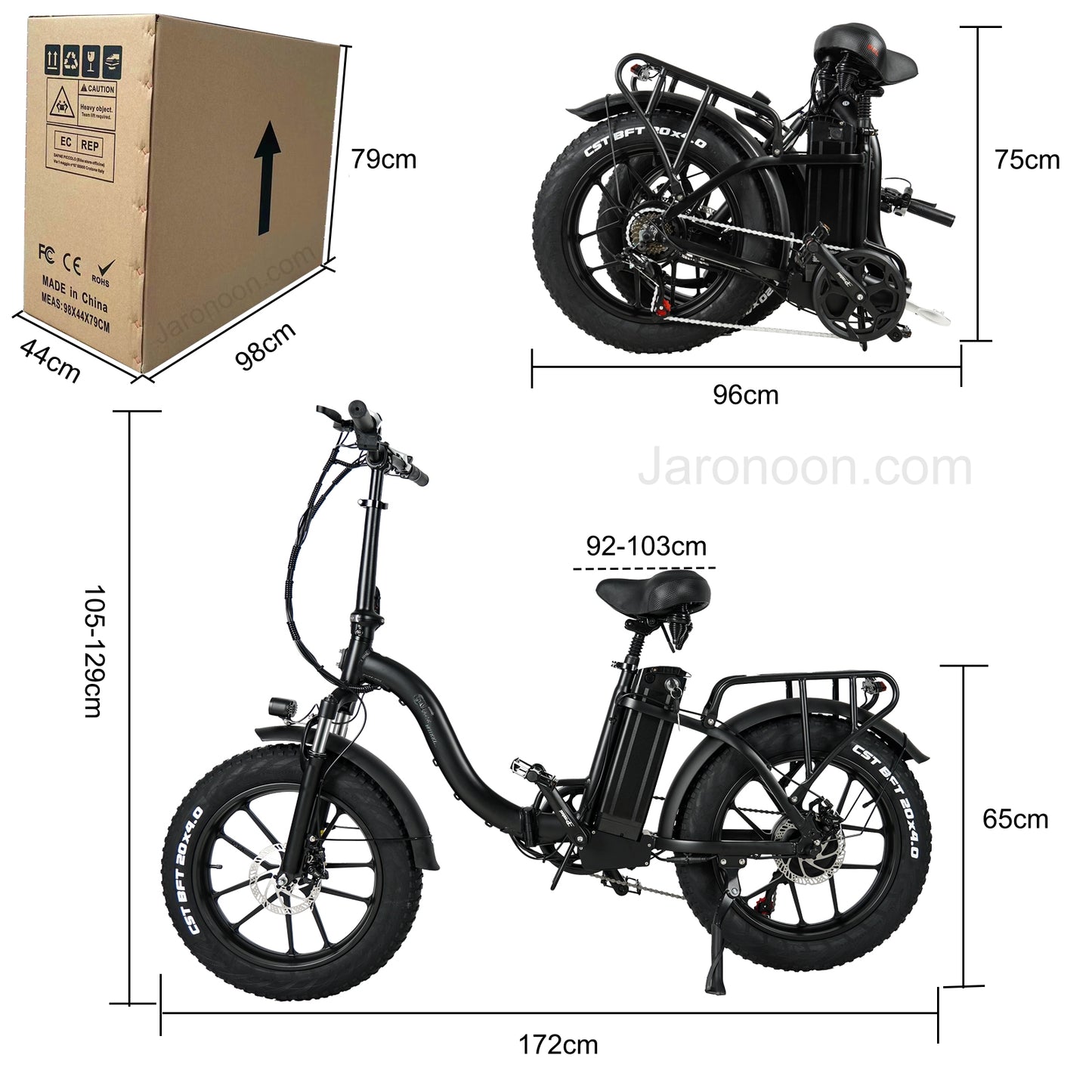 CMACEWHEEL Y20-NEW 750W 20-дюймовый складной E-велосипед Fat Tire Mountain Bike Snow 48V 17A Электрический велосипед Двойной диск тормоз