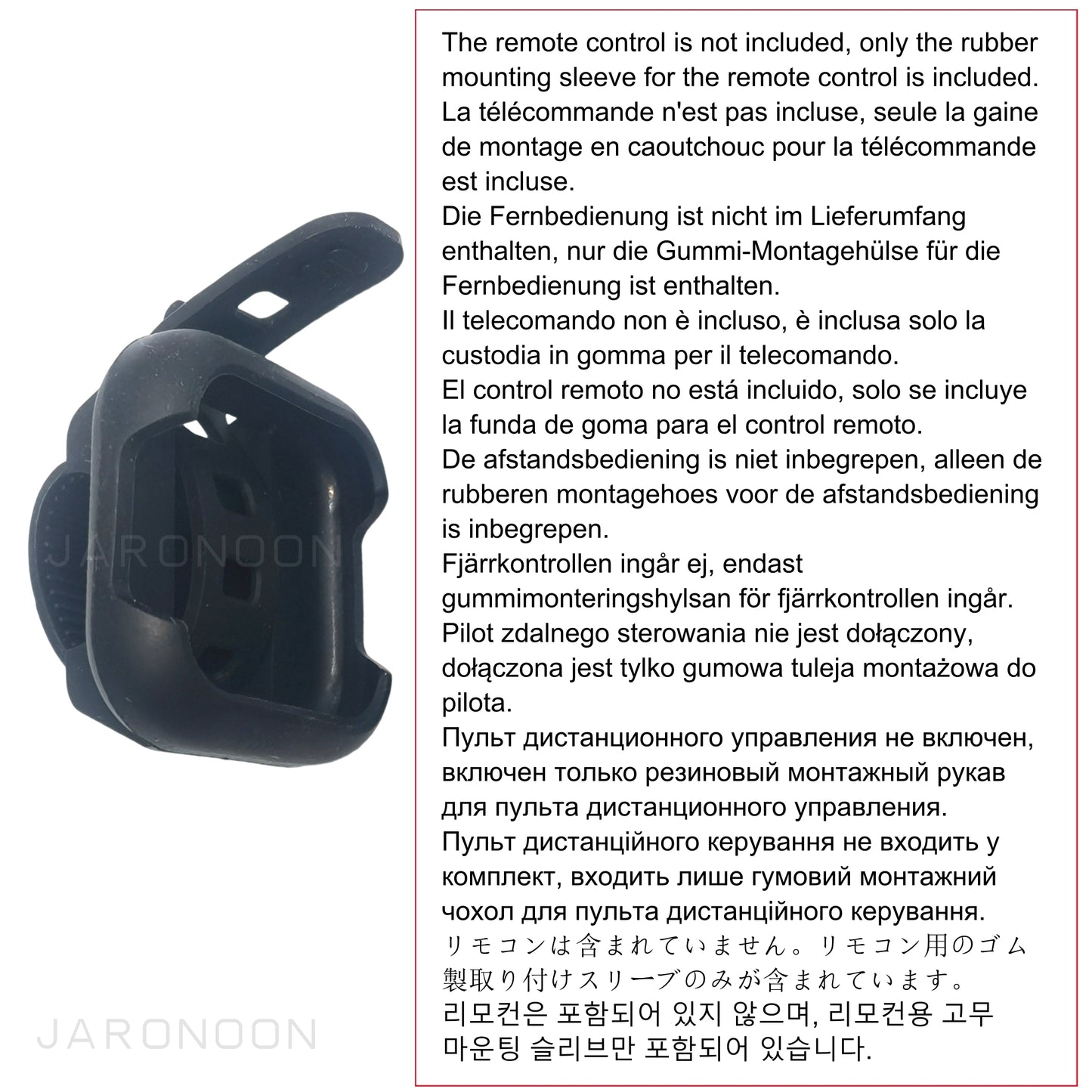 Pilot zdalnego sterowania do kasku JARONOON