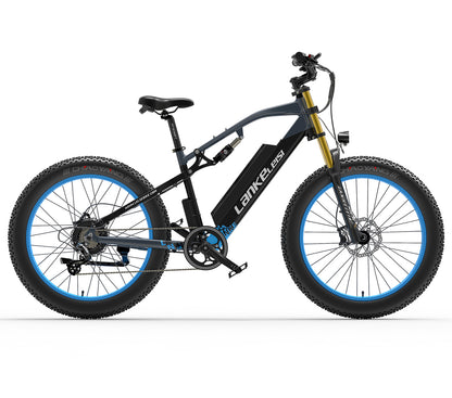 RV700 1000W 48V 16Ah Bicicletă electrică puternică Bicicletă de plajă de 26 inci Bicicletă de munte Arc de ulei actualizat Furcă de coborâre Suspensie dublă